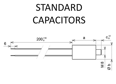 Capacitors for ECOFIT fans
