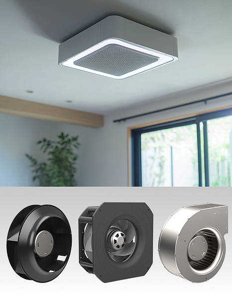 ECOFIT ventilation solutions for air purifiers