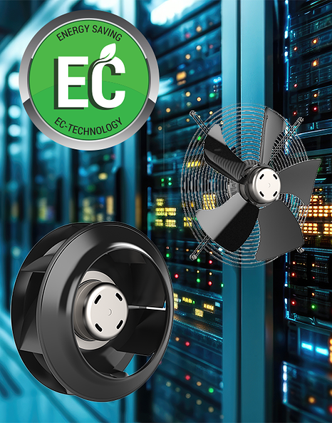 ECOFIT EC V8 fans for data centers
